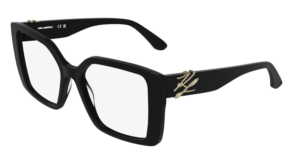 Eyeglasses Karl Lagerfeld KL6241 (001) color black shape rectangle 