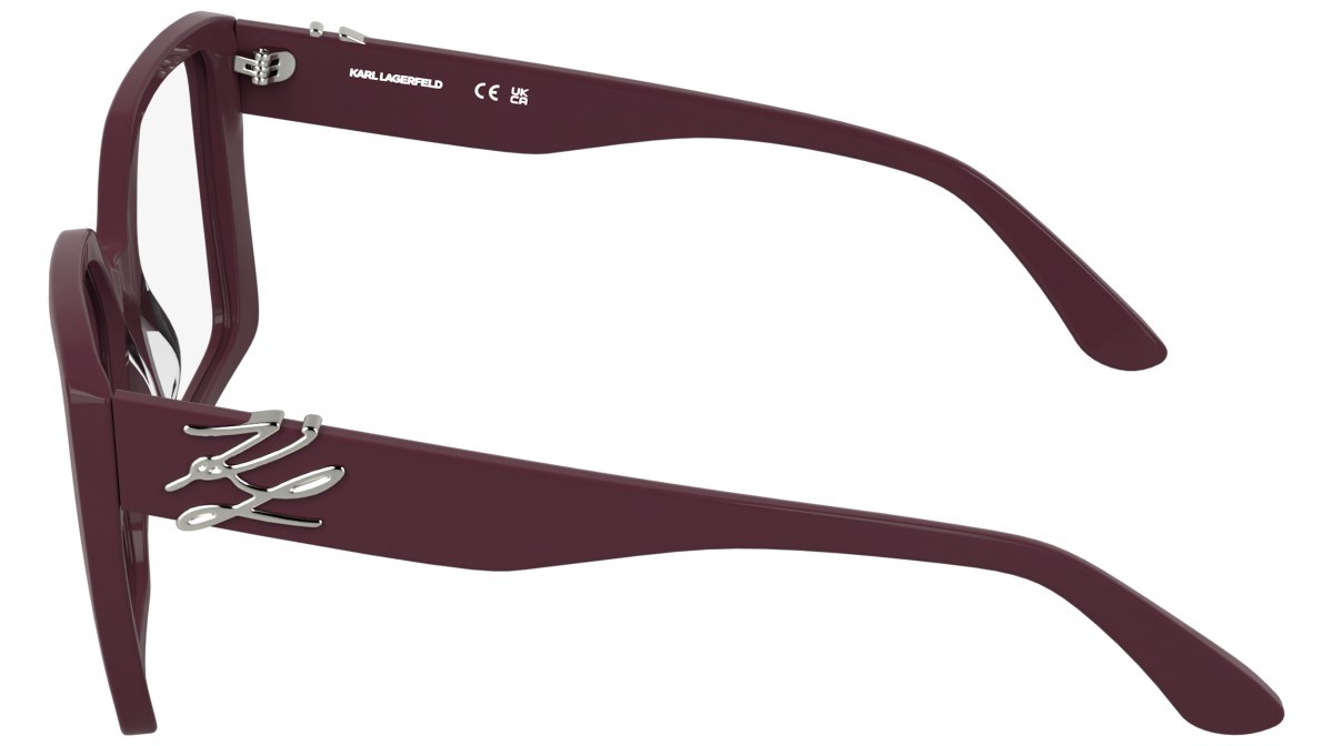 Occhiali da vista Karl Lagerfeld KL6241 (601) colore burgundy forma rettangolare 