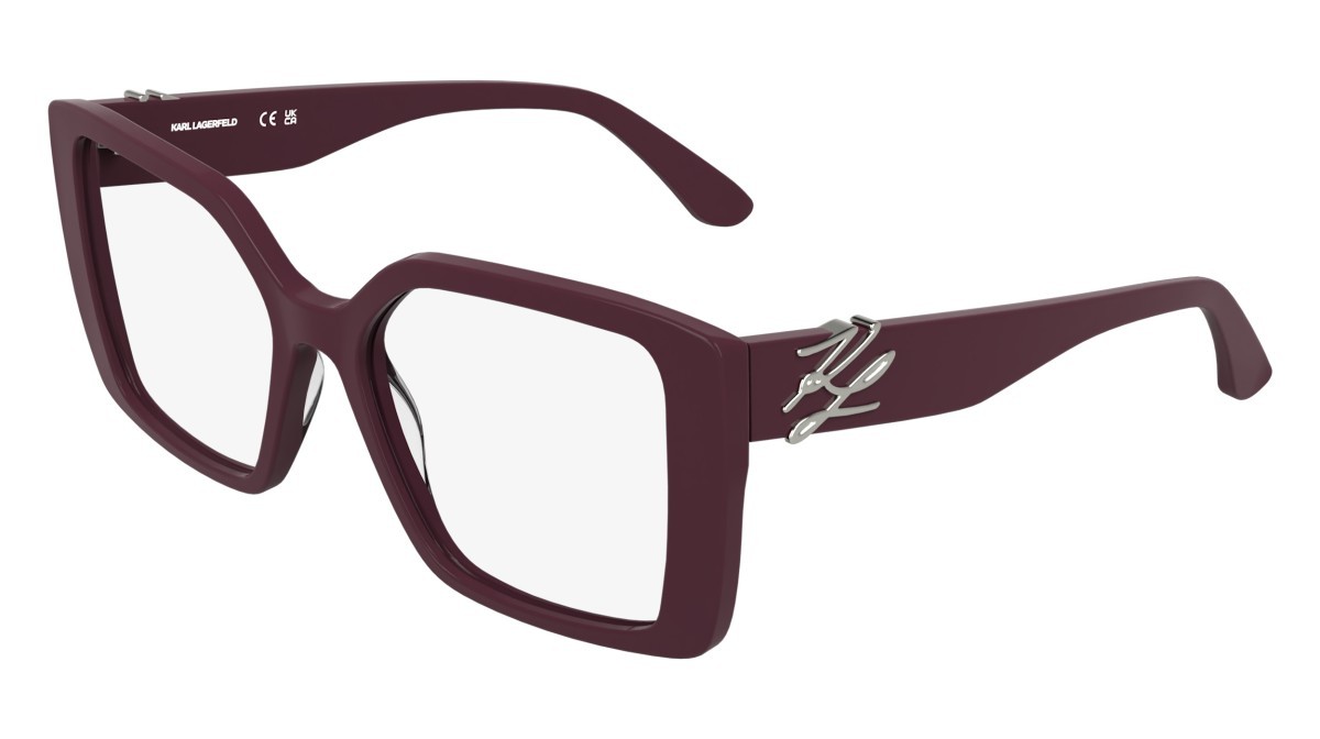 Occhiali da vista Karl Lagerfeld KL6241 (601) colore burgundy forma rettangolare 