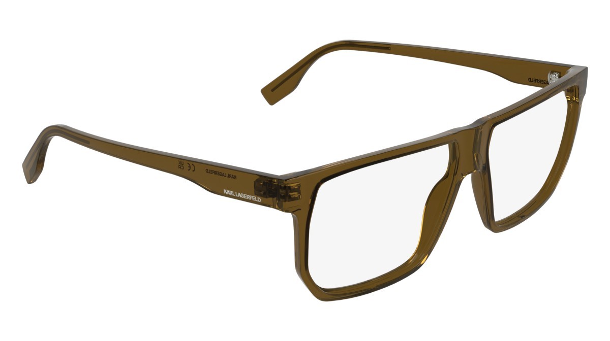 Occhiali da vista Karl Lagerfeld KL6242 (210) colore light brown forma aviator 