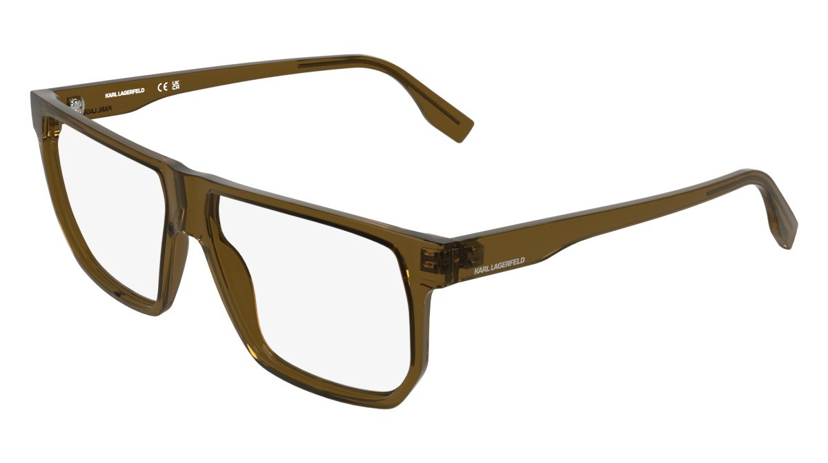 Occhiali da vista Karl Lagerfeld KL6242 (210) colore light brown forma aviator 
