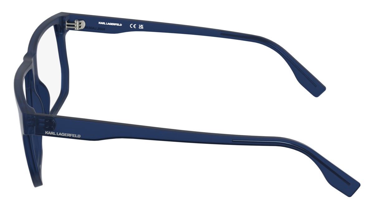 Eyeglasses Karl Lagerfeld KL6242 (400) color blue shape aviator 