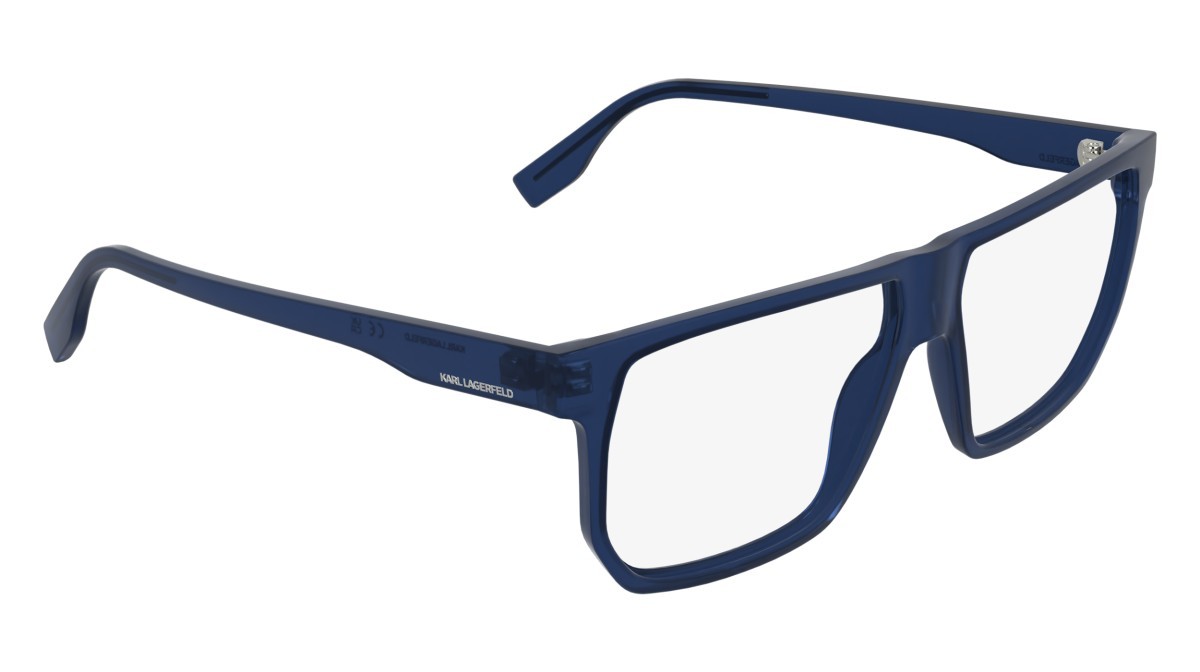 Eyeglasses Karl Lagerfeld KL6242 (400) color blue shape aviator 