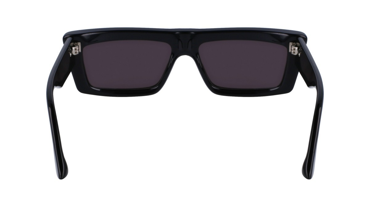 Occhiali da sole Karl Lagerfeld KLJ6147S (001) colore black forma rettangolare lenti solid smoke