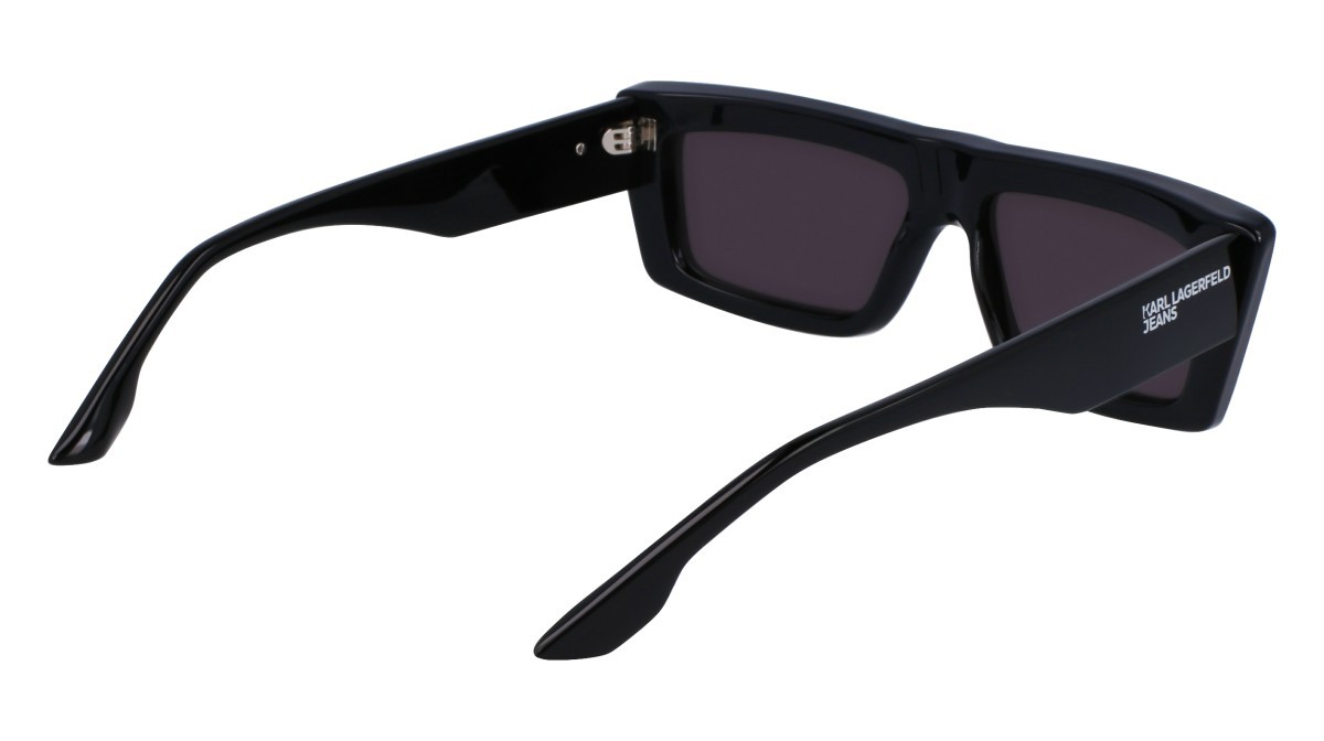 Occhiali da sole Karl Lagerfeld KLJ6147S (001) colore black forma rettangolare lenti solid smoke