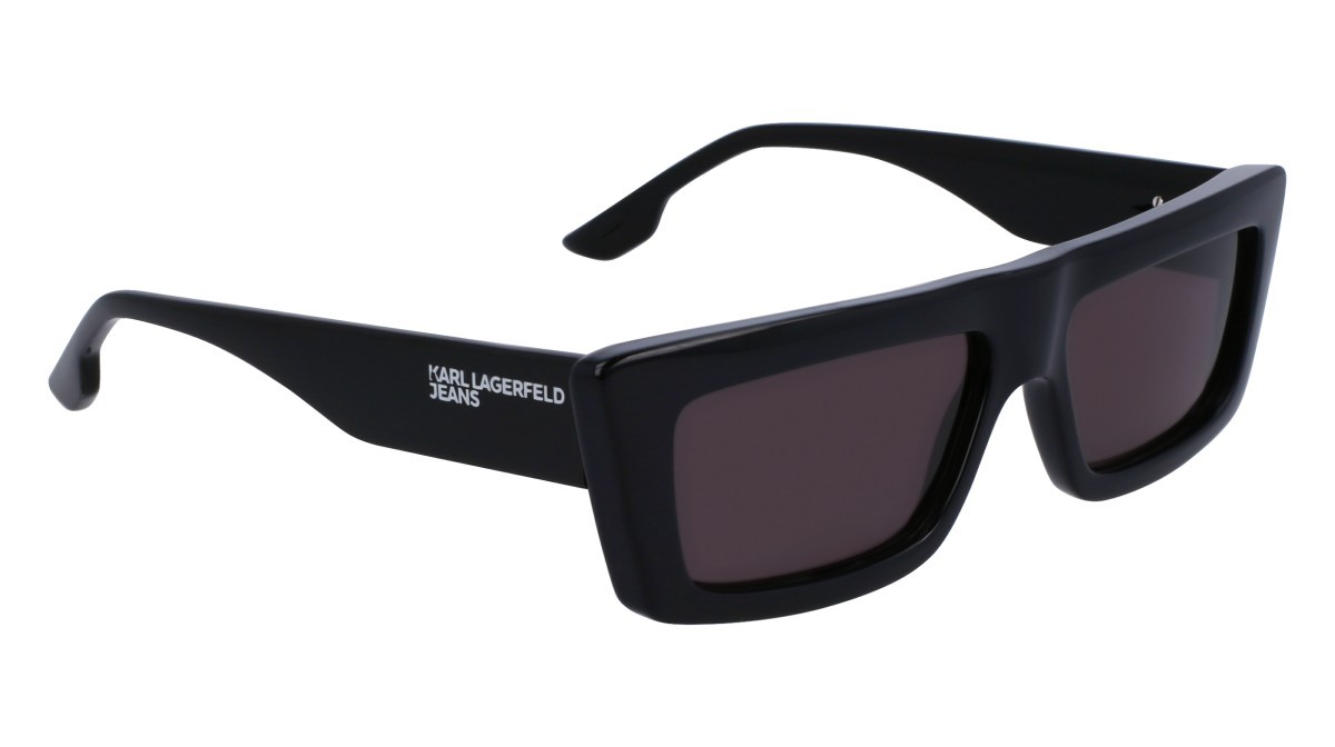 Occhiali da sole Karl Lagerfeld KLJ6147S (001) colore black forma rettangolare lenti solid smoke