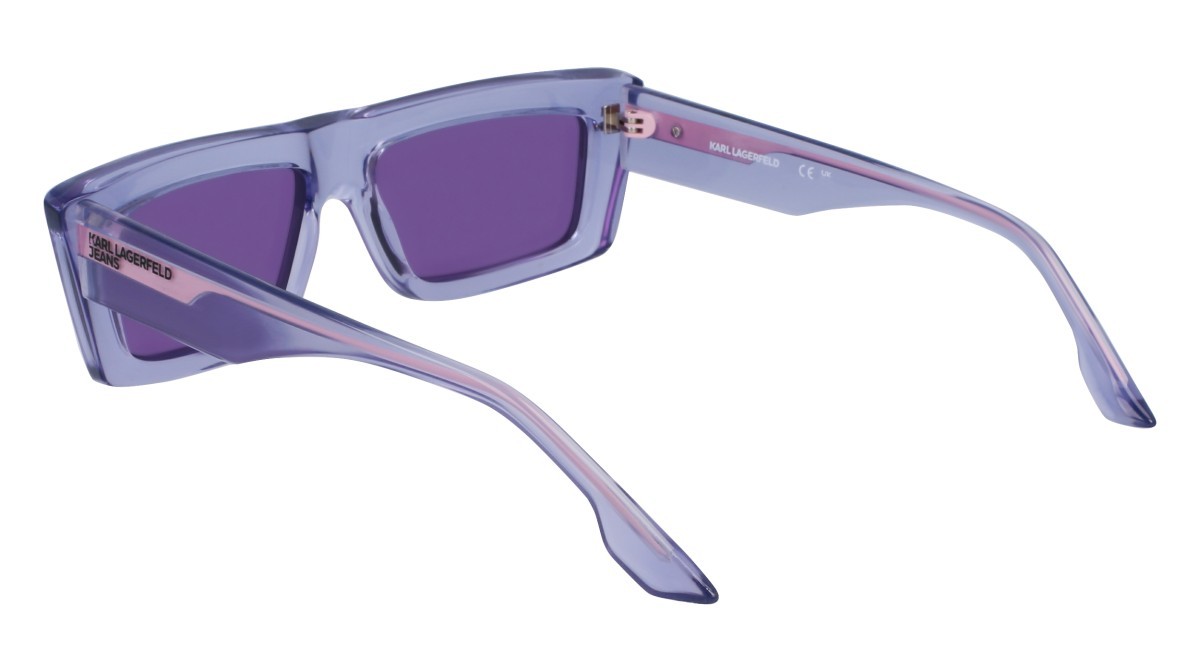 Sonnenbrillen Karl Lagerfeld KLJ6147S (662) farbe lavender form rechteckig gläser solid violet