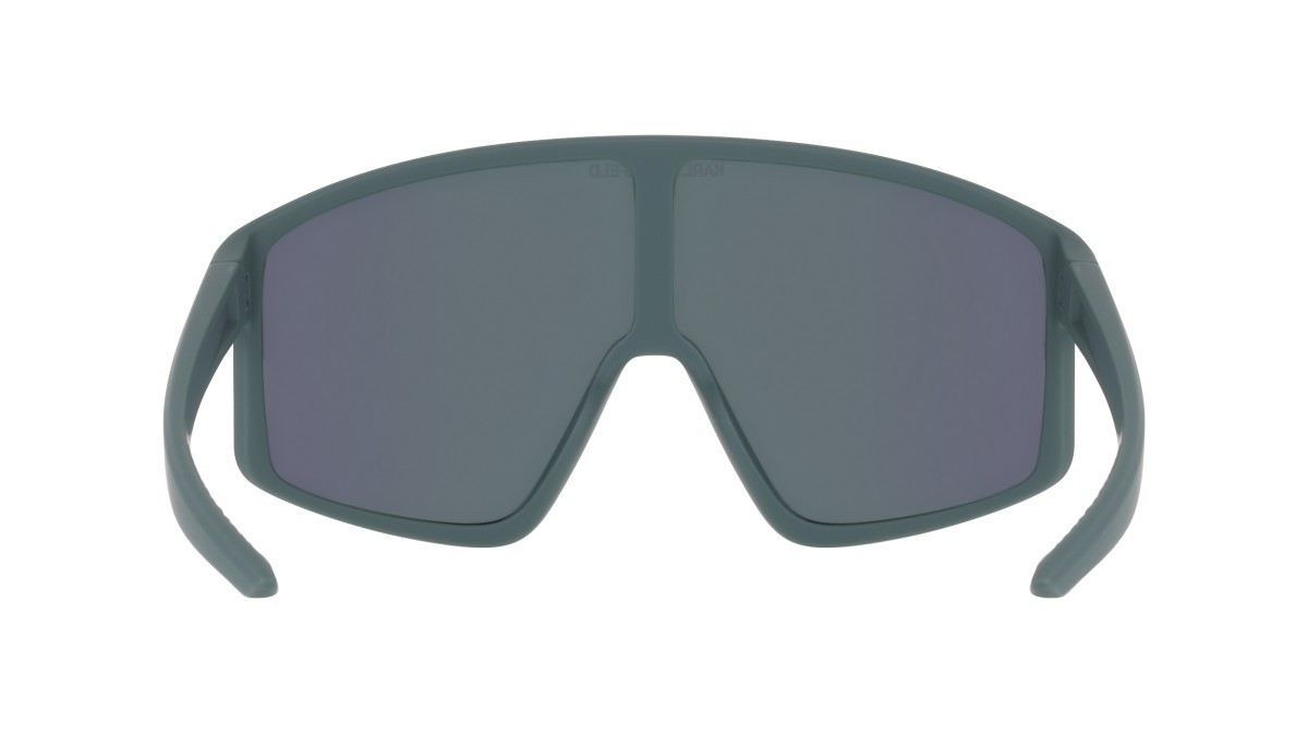 Occhiali da sole Karl Lagerfeld KLJ6228S (021) colore dark grey/ll red ion forma mask lenti red ion