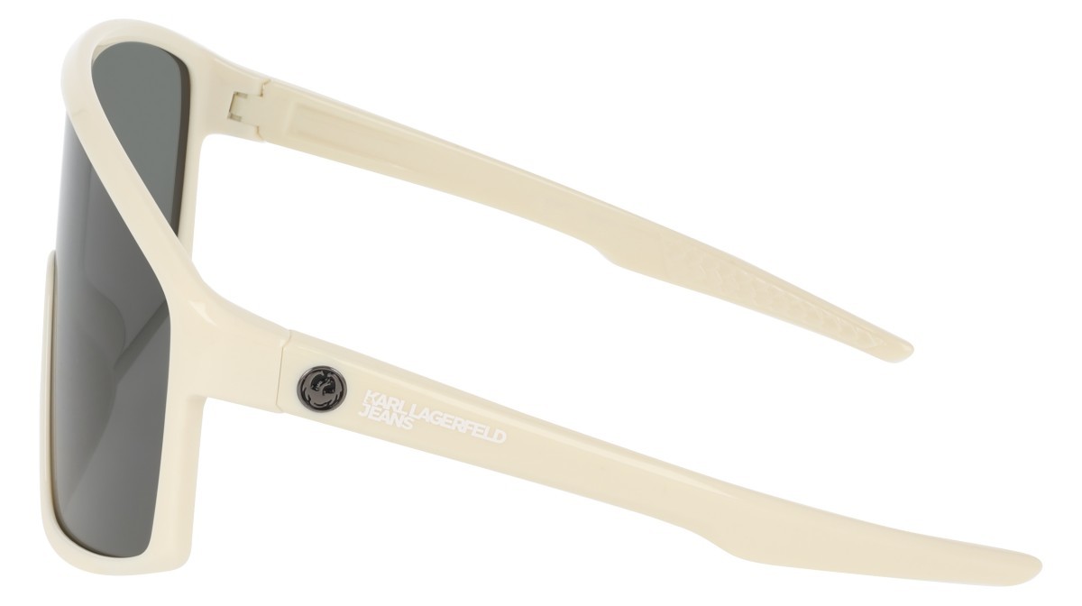 Occhiali da sole Karl Lagerfeld KLJ6228S (104) colore white/ll smoke forma mask lenti smoke