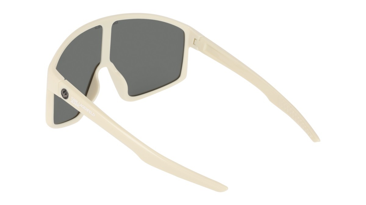 Occhiali da sole Karl Lagerfeld KLJ6228S (104) colore white/ll smoke forma mask lenti smoke