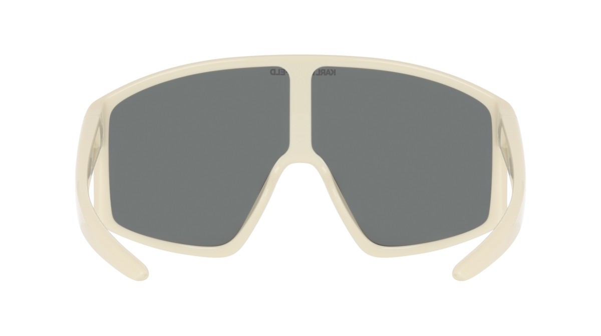 Occhiali da sole Karl Lagerfeld KLJ6228S (104) colore white/ll smoke forma mask lenti smoke
