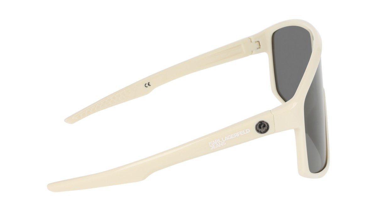 Occhiali da sole Karl Lagerfeld KLJ6228S (104) colore white/ll smoke forma mask lenti smoke
