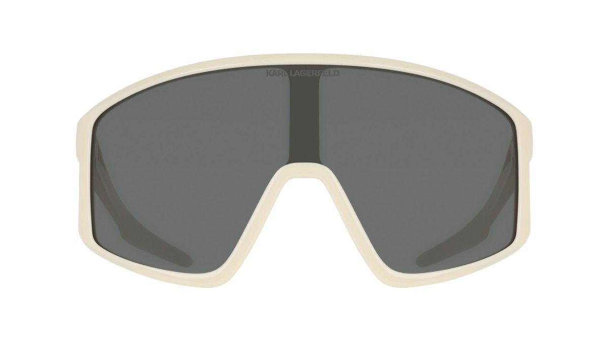 Occhiali da sole Karl Lagerfeld KLJ6228S (104) colore white/ll smoke forma mask lenti smoke