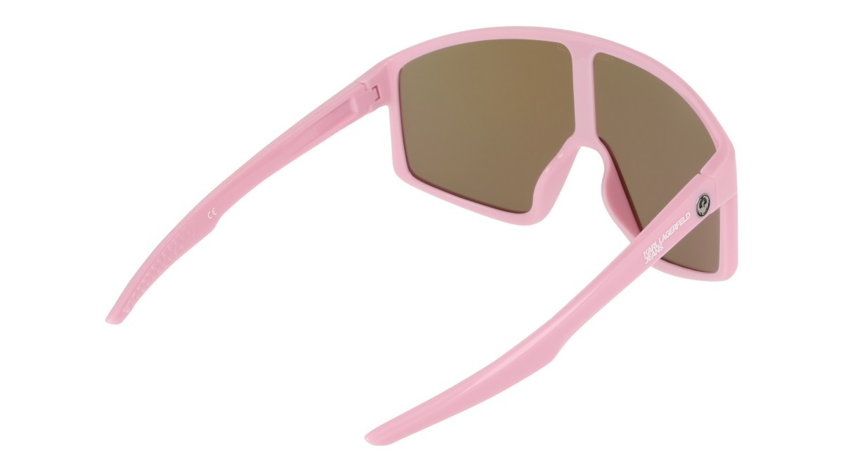 Occhiali da sole Karl Lagerfeld KLJ6228S (685) colore fairytale pink/ll rose gld ion forma mask lenti rose gold ion