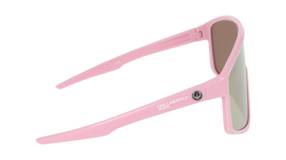Occhiali da sole Karl Lagerfeld KLJ6228S (685) colore fairytale pink/ll rose gld ion forma mask lenti rose gold ion