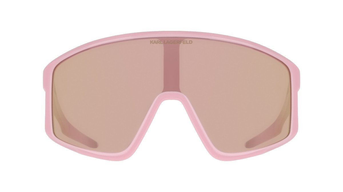 Occhiali da sole Karl Lagerfeld KLJ6228S (685) colore fairytale pink/ll rose gld ion forma mask lenti rose gold ion