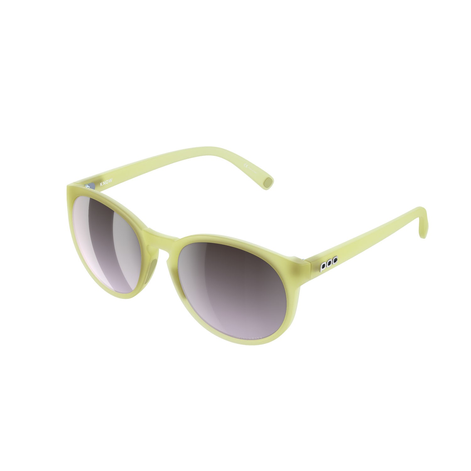 Sonnenbrillen Poc Know KNOW9012 1330 VSI farbe lemon calcite translucent gläser violet/silver mirror