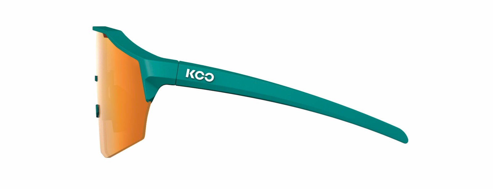 Occhiali da sole Koo Alibi OEY00009965 colore persian green matt lenti orange mirror