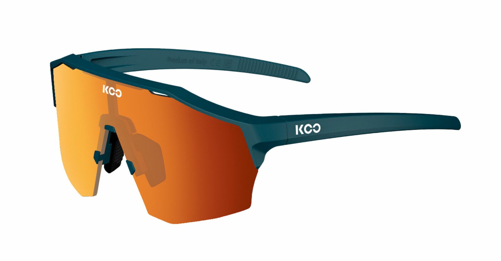 Occhiali da sole Koo Alibi OEY00009967 colore dark blue matt lenti photochromic red mirror