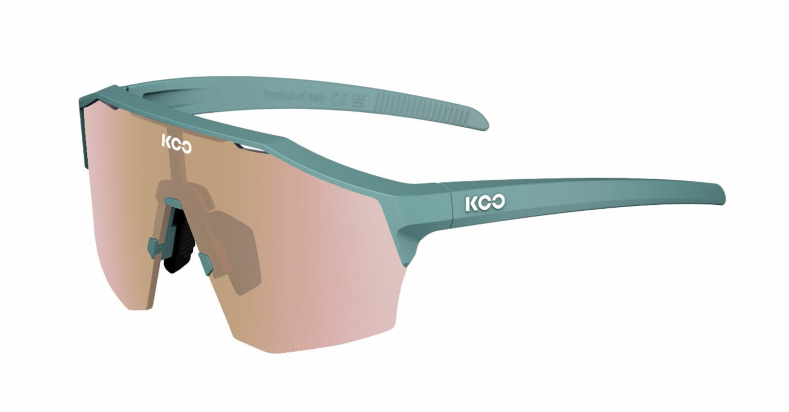 Occhiali da sole Koo Alibi OEY00009968 colore harbor blue matt lenti copper mirror