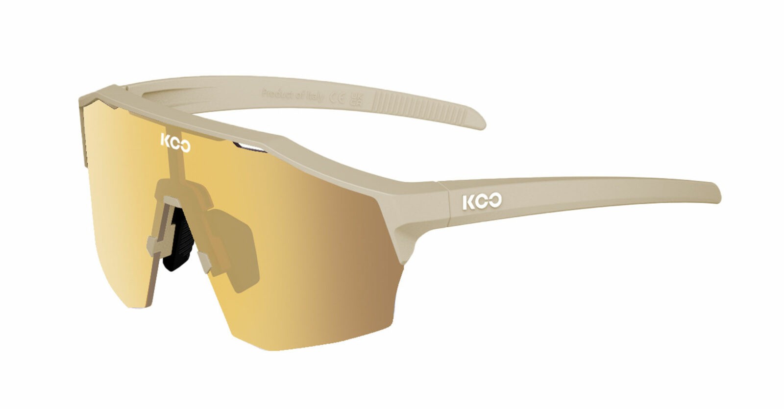 Occhiali da sole Koo Alibi OEY00009969 colore sand matt lenti gold mirror