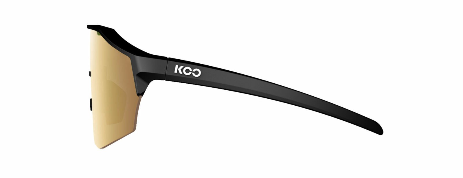 Occhiali da sole Koo Alibi OEY00009970 colore black matt lenti gold mirror