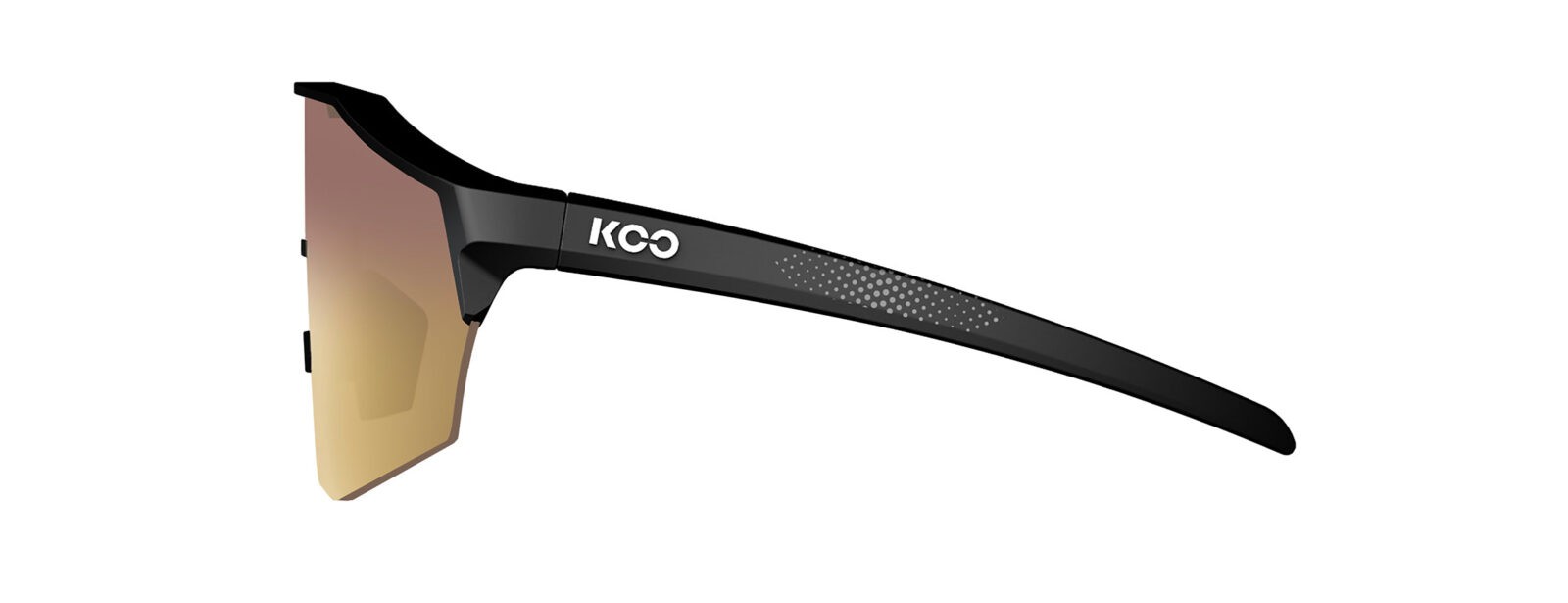 Occhiali da sole Koo Alibi Strade Bianche OEY00009814 colore black matt lenti sunrise mirror