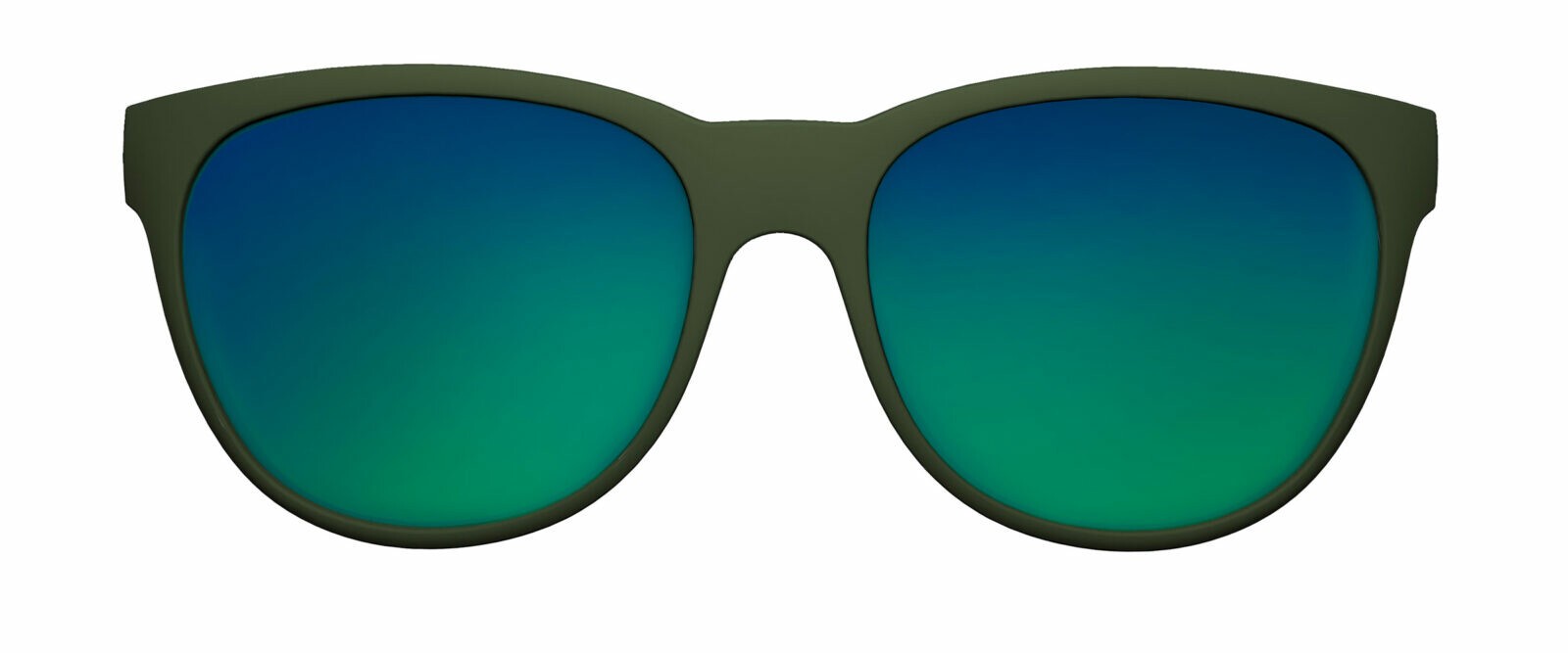 Occhiali da sole Koo Cosmo OEY00013929 colore olive green matt lenti green mirror