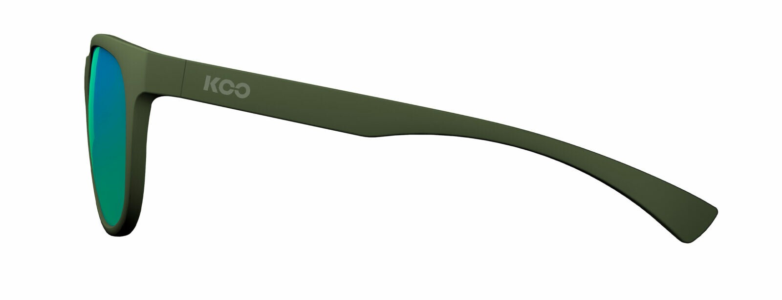 Occhiali da sole Koo Cosmo OEY00013929 colore olive green matt lenti green mirror