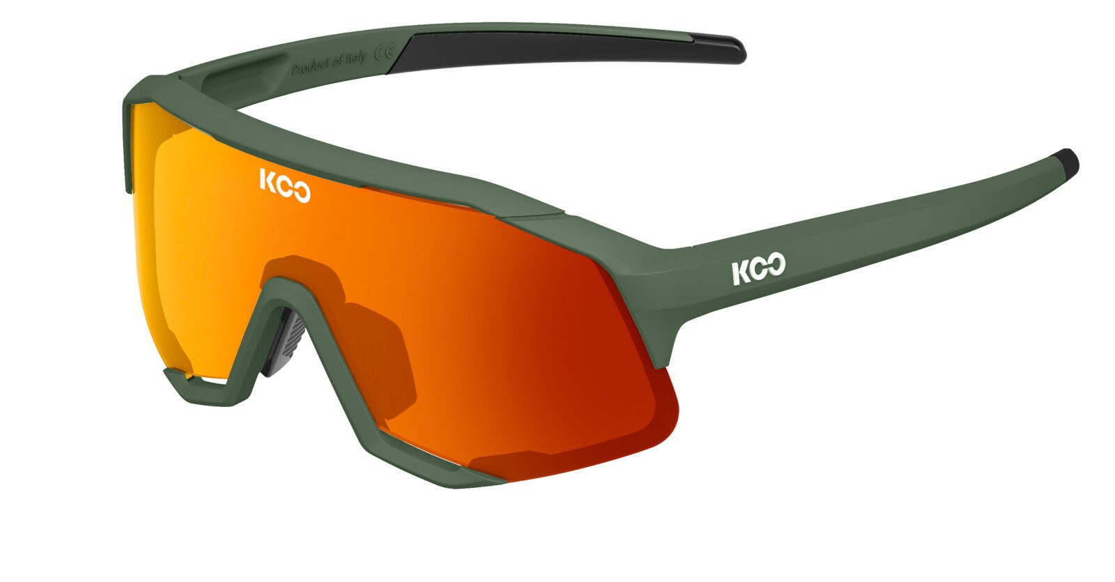 Occhiali da sole Koo Demos OEY00005946 colore green matt lenti orange mirror