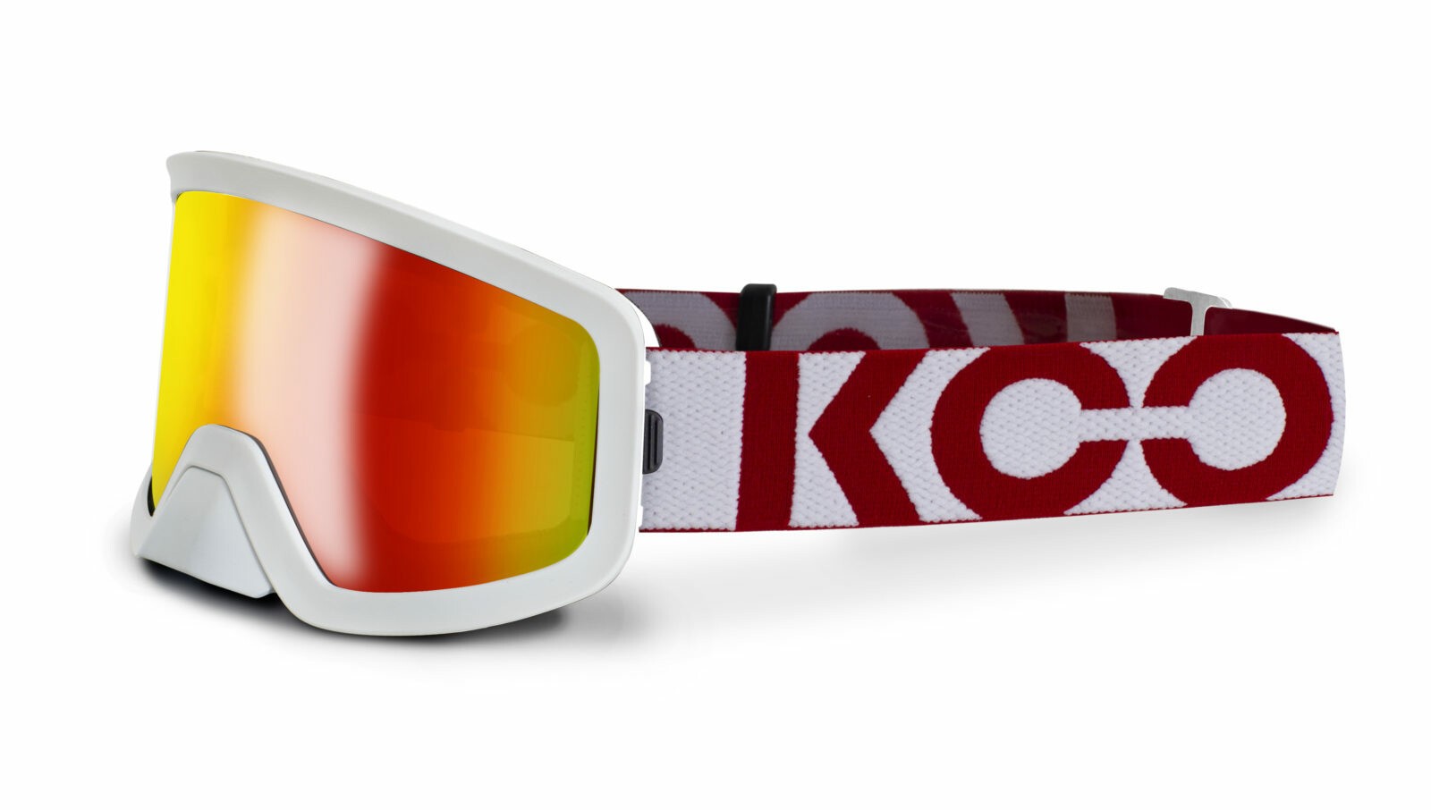 Maschere mtb Koo Edge CGO00001627 colore white lenti red mirror
