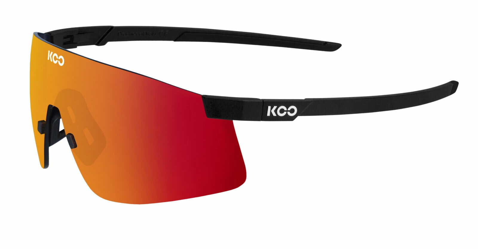 Occhiali da sole Koo Nova OEY00006918 colore black matt lenti red mirror