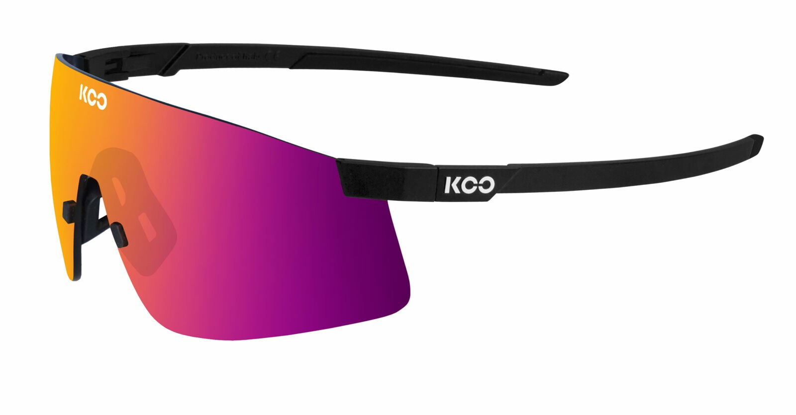 Occhiali da sole Koo Nova OEY00006919 colore black matt lenti fuchsia mirror