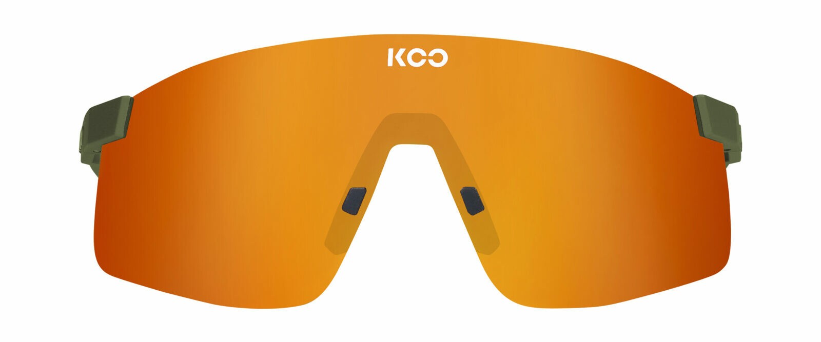 Occhiali da sole Koo Nova OEY00006921 colore olive green matt lenti orange mirror