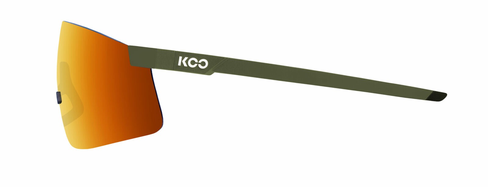 Occhiali da sole Koo Nova OEY00006921 colore olive green matt lenti orange mirror