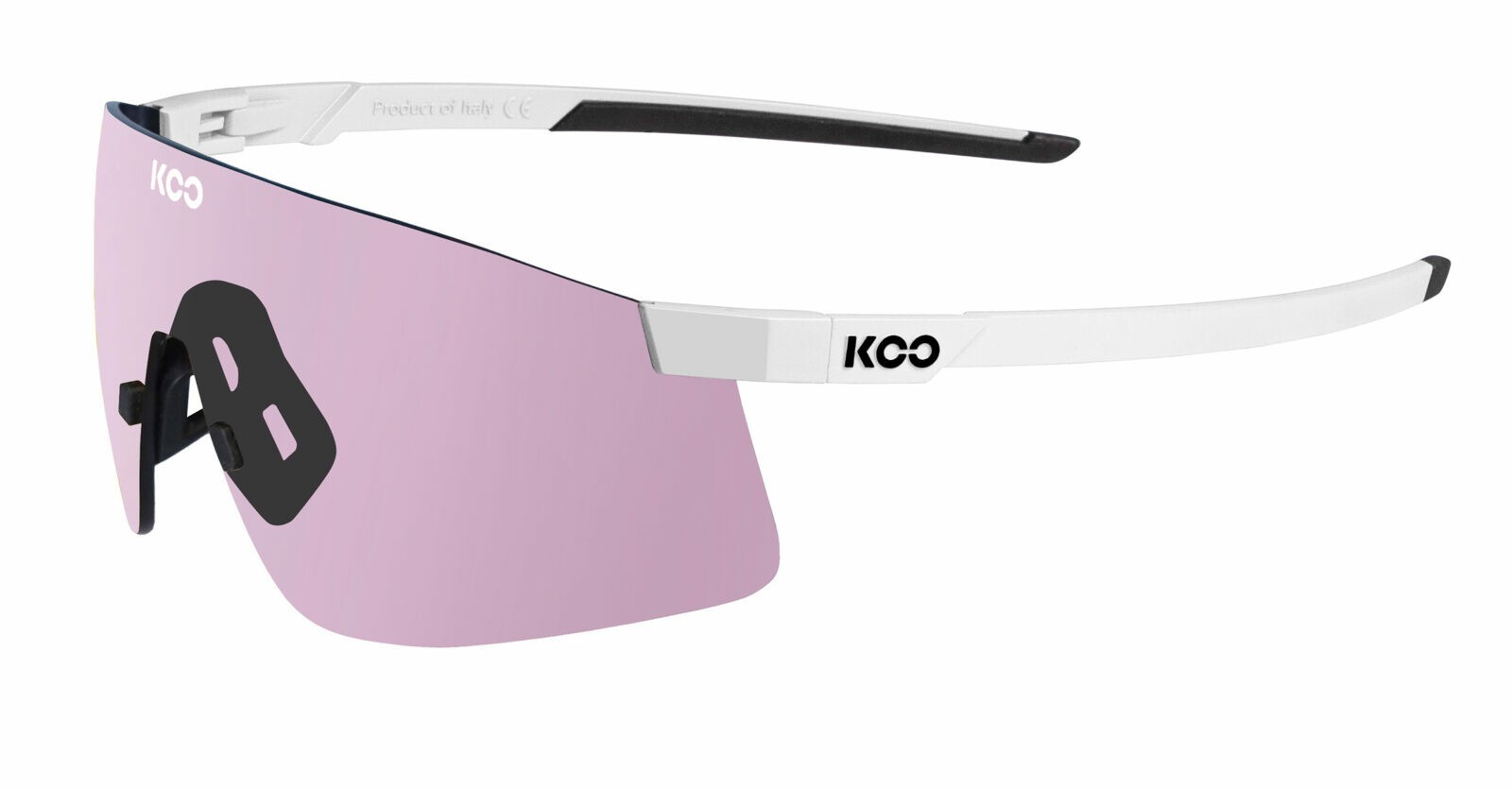 Occhiali da sole Koo Nova OEY00006923 colore white matt lenti photochromic pink
