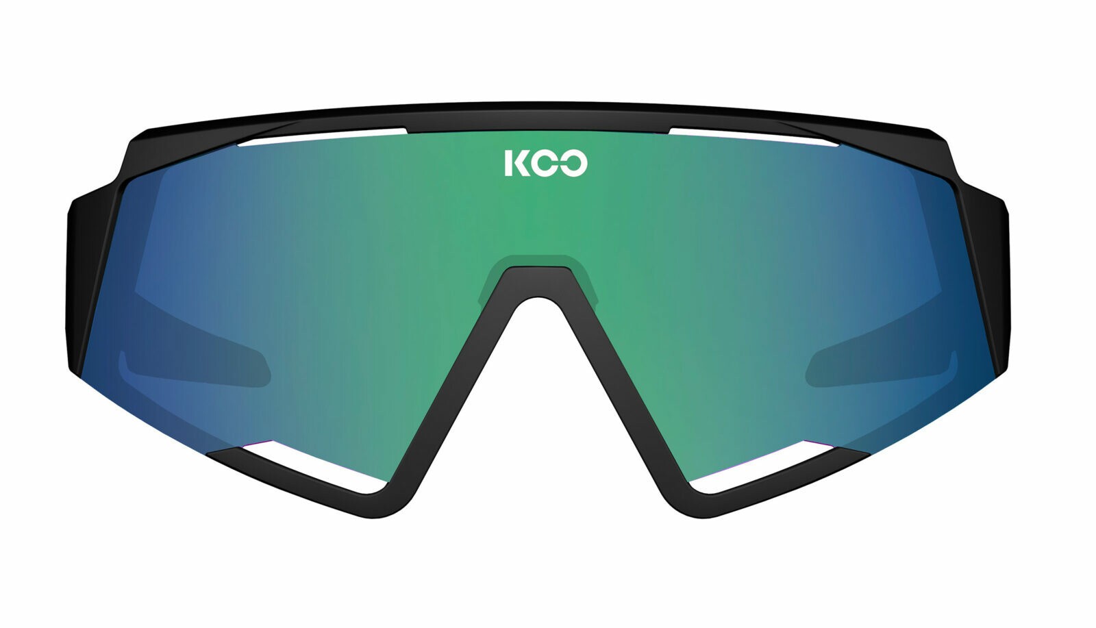 Occhiali da sole Koo Spectro OEY00004912 colore black matt lenti green mirror
