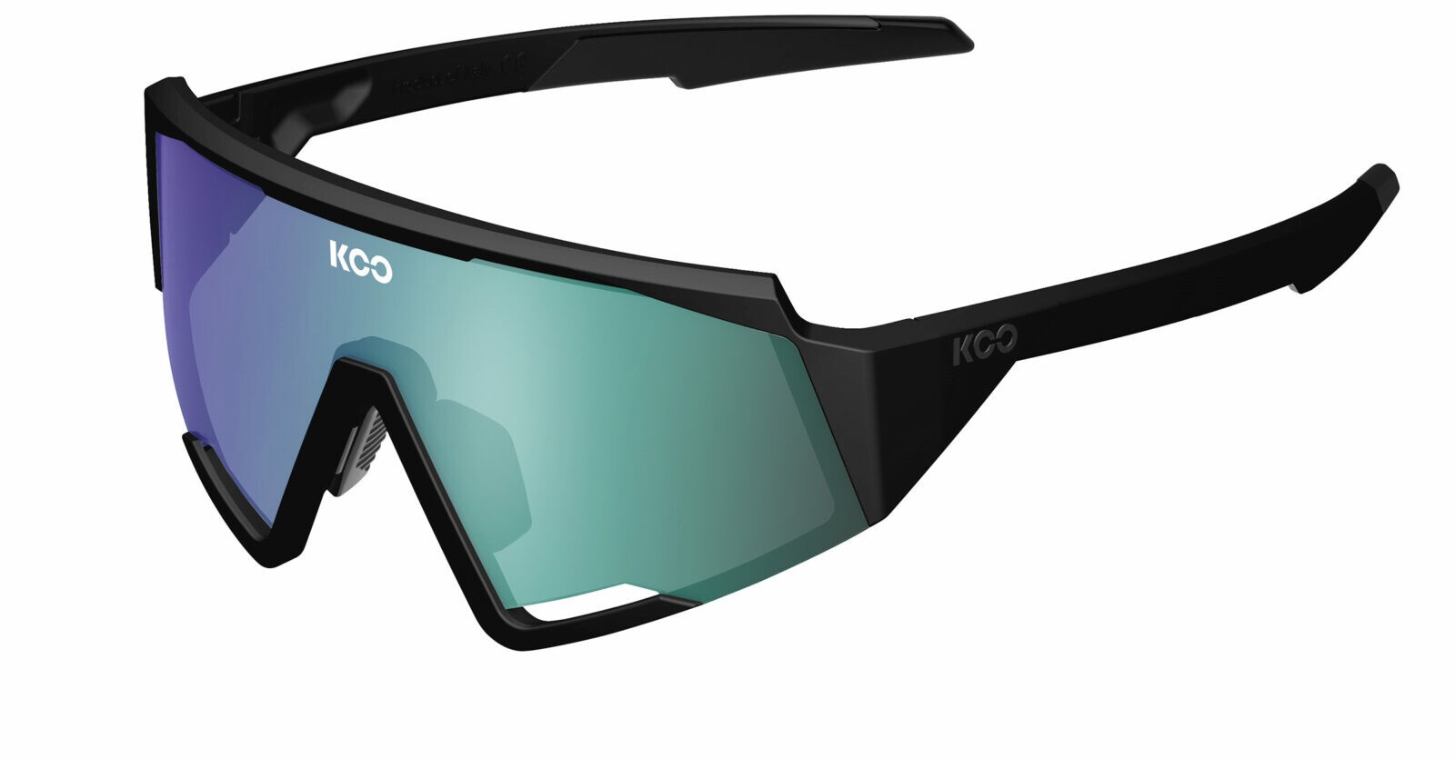 Occhiali da sole Koo Spectro OEY00004912 colore black matt lenti green mirror