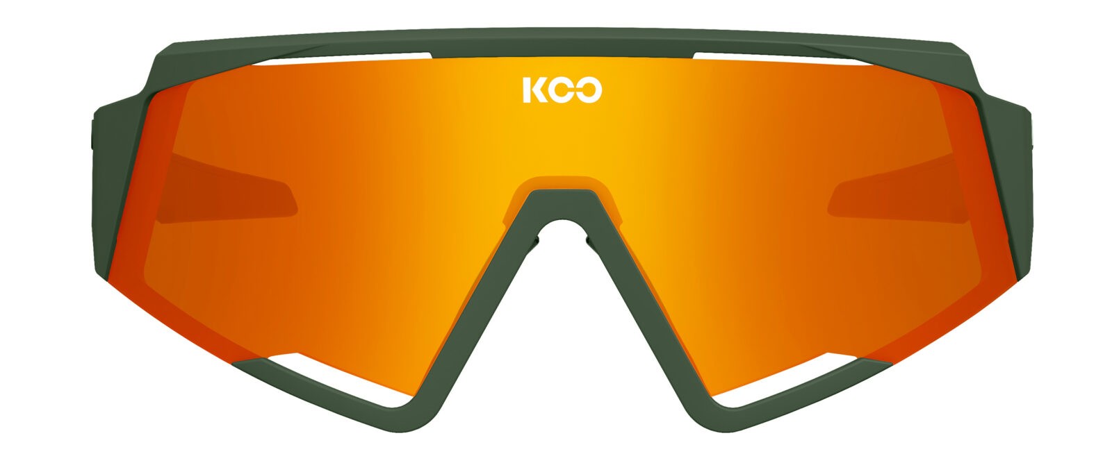 Occhiali da sole Koo Spectro OEY00004946 colore green matt lenti orange mirror
