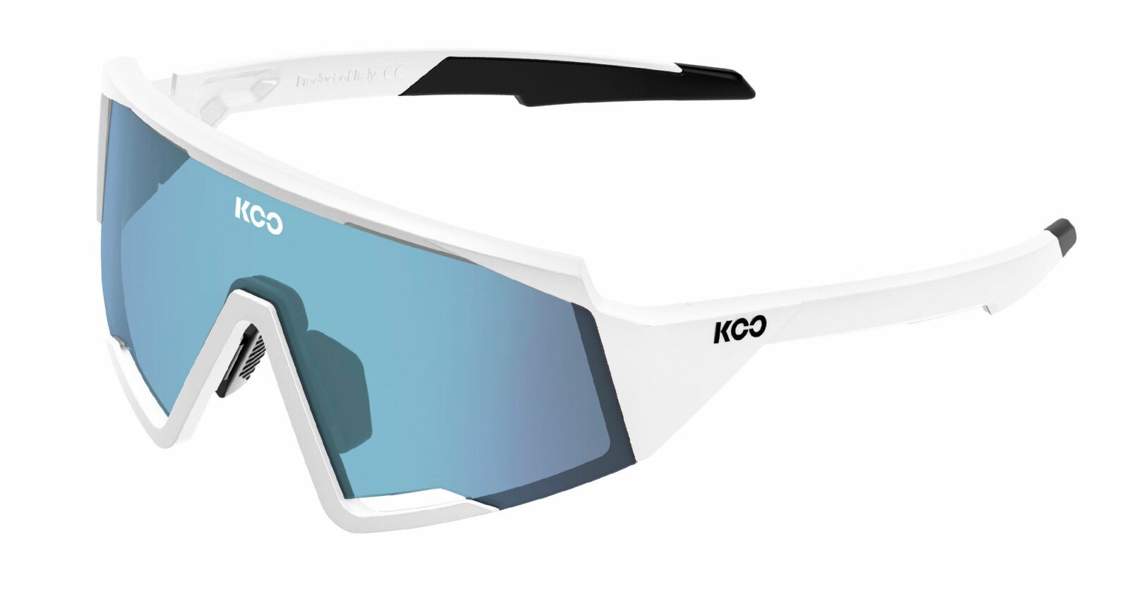 Occhiali da sole Koo Spectro OEY00004972 colore white lenti turquoise photochromic mirror