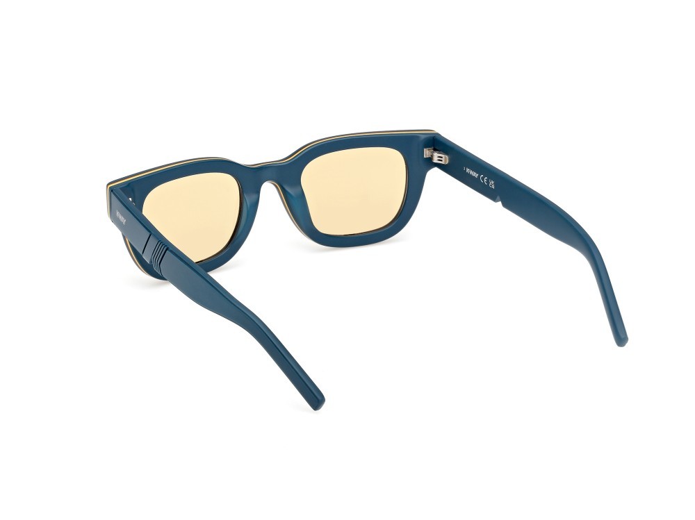 Sunglasses K-Way KW0004 (88J) color turchese opaco shape rectangle lenses roviex