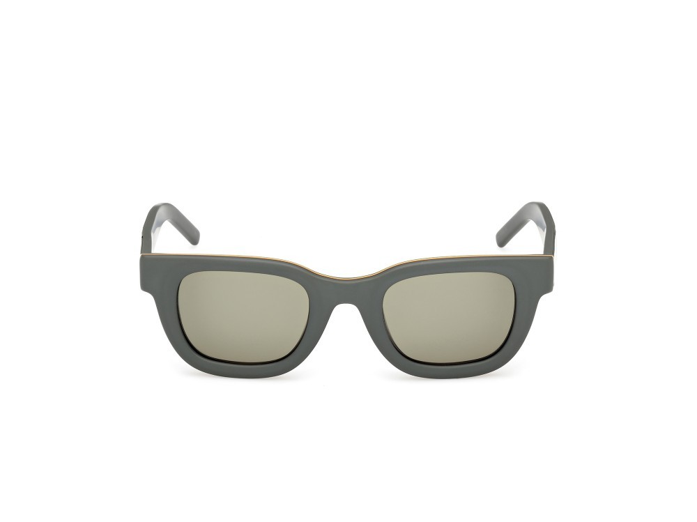 Sunglasses K-Way KW0004 (97N) color verde scuro opaco shape rectangle lenses verde