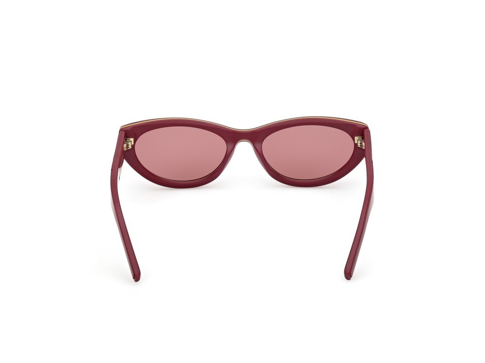 Occhiali da sole K-Way KW0005 (70S) colore bordeaux opaco forma cat eye lenti bordeaux