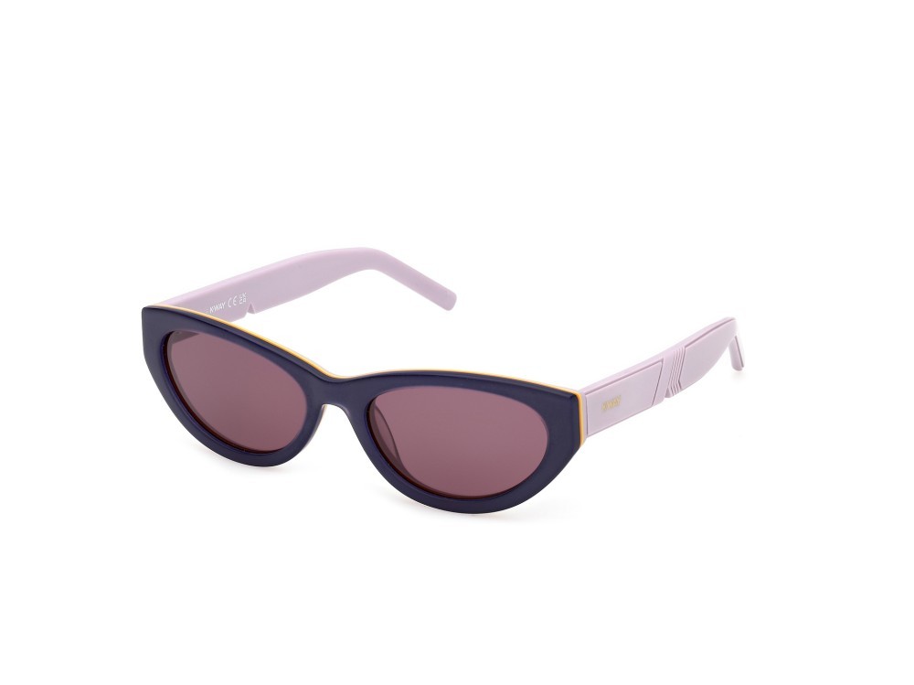 Occhiali da sole K-Way KW0005 (83Y) colore viola/monocolore - lilla opaco forma cat eye lenti viola