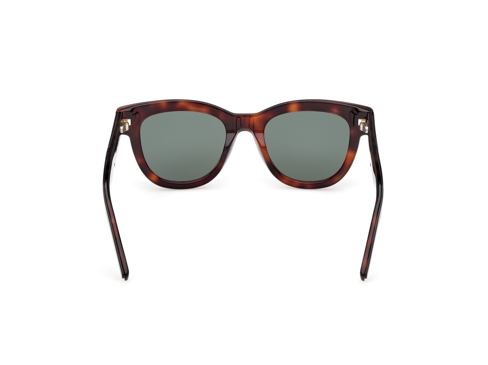 Sunglasses K-Way KW0006 (52N) color avana scura - verde chiaro/avana shape round lenses verde