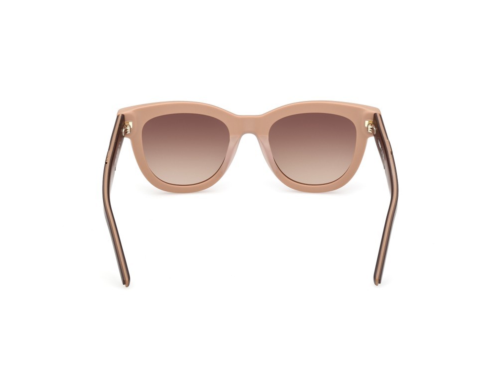 Occhiali da sole K-Way KW0006 (58F) colore beige opaco - marrone chiaro/monocolore forma rotondo lenti marrone sfumato