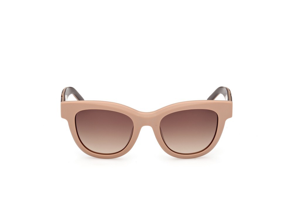 Occhiali da sole K-Way KW0006 (58F) colore beige opaco - marrone chiaro/monocolore forma rotondo lenti marrone sfumato