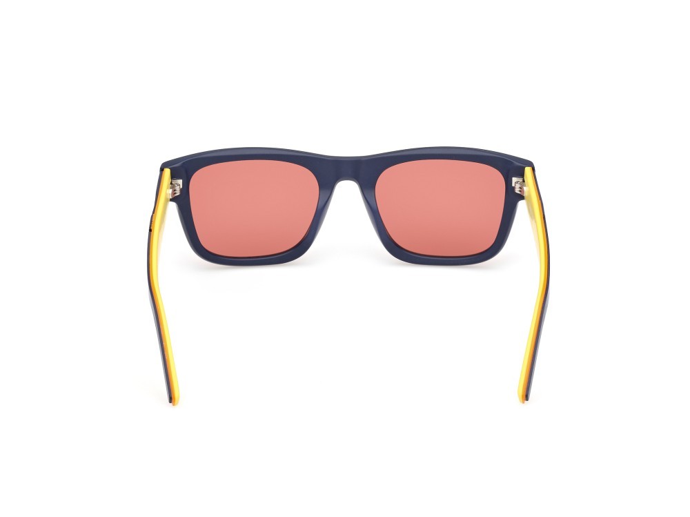 Occhiali da sole K-Way KW0009 (91E) colore blu opaco - blu/monocolore forma rettangolare lenti roviex