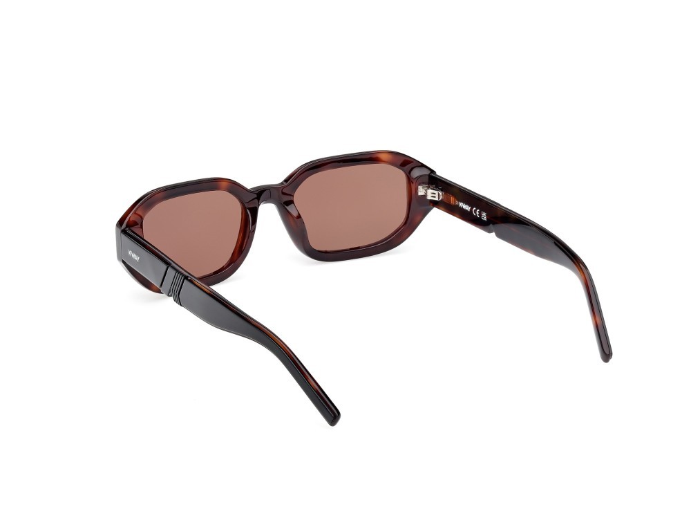 Occhiali da sole K-Way KW0010 (52E) colore avana scura - verde chiaro/monocolore forma geometrico lenti marrone