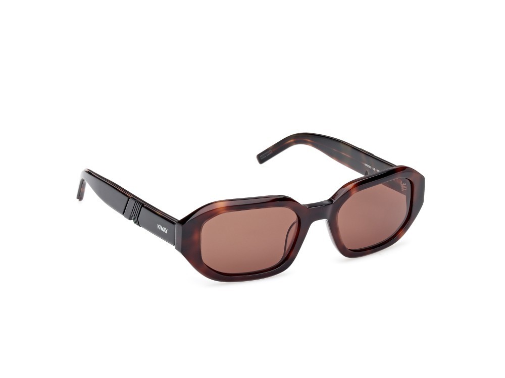 Occhiali da sole K-Way KW0010 (52E) colore avana scura - verde chiaro/monocolore forma geometrico lenti marrone